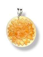 Pendentif Mandile 1922 Femme Cammei  in Argent Conchiglia 2MCICM196